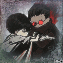 a picture of a man holding another man 's arm with the caption picmix