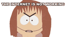 the internet is not working shelly marsh south park overlogging s12e6