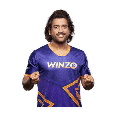 Winzo Dhoni Sticker - Winzo Dhoni Msd Stickers