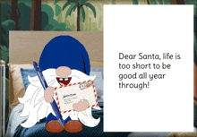 Gnome Dear Santa Letter GIF