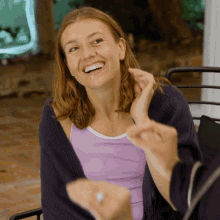 Laughing Julie Stoffer GIF - Laughing Julie Stoffer The Real World Homecoming New Orleans GIFs