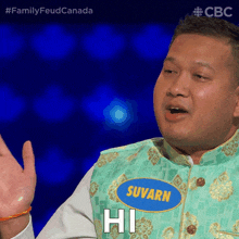 Hi Suvarn GIF - Hi Suvarn Family Feud Canada GIFs