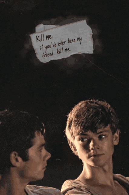 Thomasbrodiesangster Dylanobrien GIF Thomasbrodiesangster Dylanobrien Newtmas Discover Share GIFs