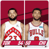 Toronto Raptors (54) Vs. Chicago Bulls (50) Third-fourth Period Break GIF - Nba Basketball Nba 2021 GIFs