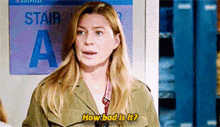 Greys Anatomy Meredith Grey GIF - Greys Anatomy Meredith Grey How Bad Is It GIFs
