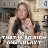 That Is So Rich And Creamy Jill Dalton GIF - That Is So Rich And Creamy Jill Dalton The Whole Food Plant Based Cooking Show GIFs