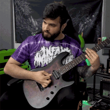 Playing Guitar Andrew Baena GIF - Playing Guitar Andrew Baena Feeling The Beat GIFs