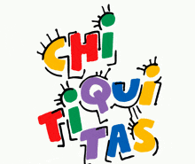 a colorful logo for chi tiquis with a sun in the middle