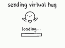 Sending Virtual Hug Loading GIF - Sending Virtual Hug Loading Hug Sent GIFs