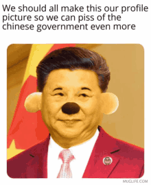 Xi Jinping Pooh GIF - Xi Jinping Pooh Profile Picture GIFs