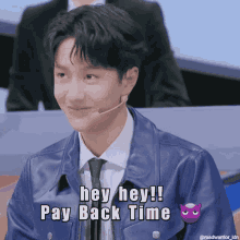 Yibo Wang Yibo GIF - Yibo Wang Yibo Pay Back Time GIFs