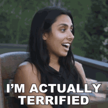 Im Actually Terrified Michelle Khare GIF - Im Actually Terrified Michelle Khare Im Frightened GIFs