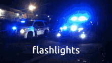 Flashlights Police Car GIF - Flashlights Police Car GIFs