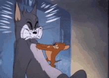 Tom And Jerry Angry GIF
