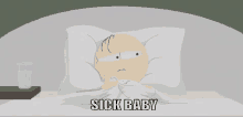Sick Baby South Park GIF - Sick Baby Get Well Get Well Soon GIFs