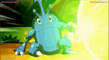 Lurantis Uses Solar Beam Heracross GIF - Lurantis Uses Solar Beam Heracross Pokémon Heracross GIFs