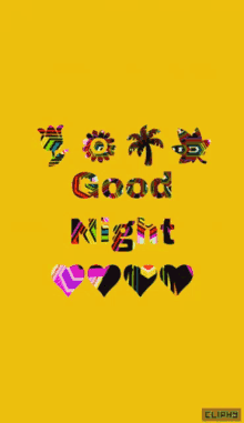 Good Night Heart GIF - Good Night Night Heart GIFs