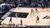 a phoenix suns basketball game is being played in front of a crowd