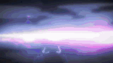 a computer generated image of a purple and white lightning bolt