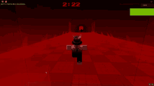 a screenshot of a video game with the time 2:22 on the screen