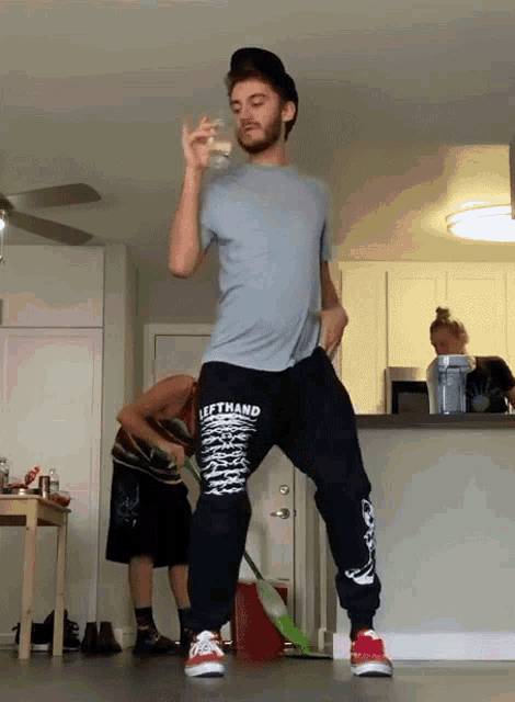 Sip Water Casey Frey GIF - Sip Water Casey Frey Dancing GIFs