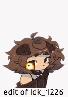 a pixel art of a person with an explosion coming out of their head and the words edit of idk_1226