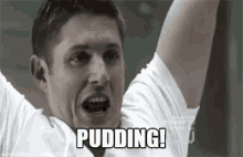 Pudding Dean Winchester GIF - Pudding Dean Winchester Supernatural GIFs