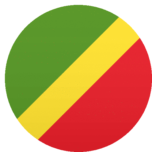 Congo Brazzaville Flags Sticker - Congo Brazzaville Flags Joypixels Stickers