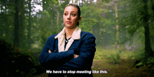 Riverdale Betty Cooper GIF - Riverdale Betty Cooper We Have To Stop Meeting Like This GIFs