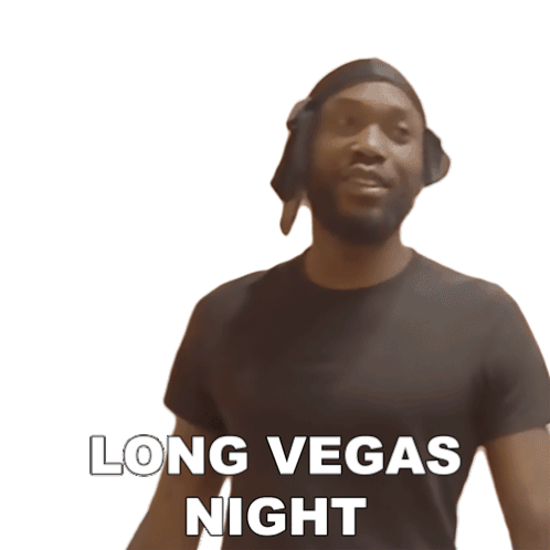 Long Vegas Night Meek Mill Sticker - Long Vegas Night Meek Mill Up All Night At Vegas Stickers