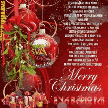 sva radio fm merry christmas happy