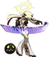 a video game character with a pumpkin on her pants that says love you