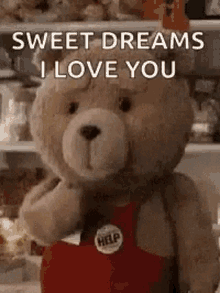 Love You Too Teddy GIF - Love You Too Teddy Sweet Dreams GIFs
