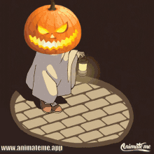 halloween pumpkin jackolantern ghost animateme