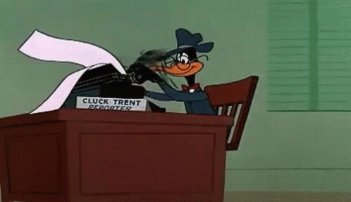 Daffy Duck Typing Working GIF - Daffy Duck Typing Working When Group ...