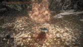 a screenshot of a video game shows a character being attacked by a monster called a broken fury