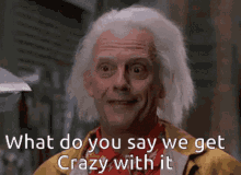 Back To The Future What Do You Say GIF - Back To The Future What Do You Say Crazy With It GIFs