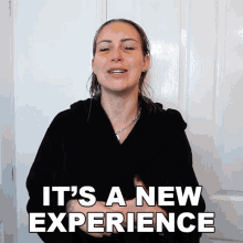 Its A New Experience Tracy Kiss GIF - Its A New Experience Tracy Kiss Its Something Fresh GIFs
