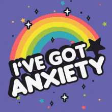 Anxiety Ive Got Anxiety GIF - Anxiety Ive Got Anxiety Rainbow GIFs