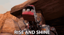 Rise And Shine Ty Rux GIF - Rise And Shine Ty Rux Dinotrux GIFs