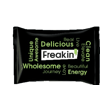Freakin Healthy Raw Chocolate Sticker - Freakin Healthy Raw Chocolate Healthysnacks Stickers