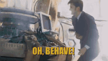 Doctor Who Behave GIF - Doctor Who Behave Tardis GIFs