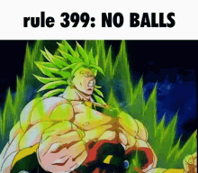 Rule399 No Balls GIF - Rule399 No Balls Broly GIFs