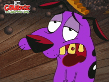 Out Of Breath Courage GIF - Out Of Breath Courage Courage The Cowardly Dog GIFs