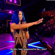 Sasha Banks Becky Lynch GIF - Sasha Banks Becky Lynch I Was Supposed To Be You GIFs
