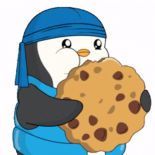 yum penguin cookie cookies pudgy