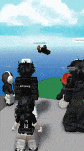 a group of people are playing a video game and one has the number 10 on her back