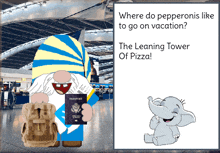 Leaving On A Jet Plane Gnome GIF - Leaving On A Jet Plane Gnome Vacation GIFs