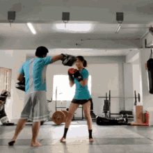 rhea j boxing training