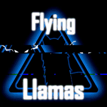 Flying Llamas Glitch GIF